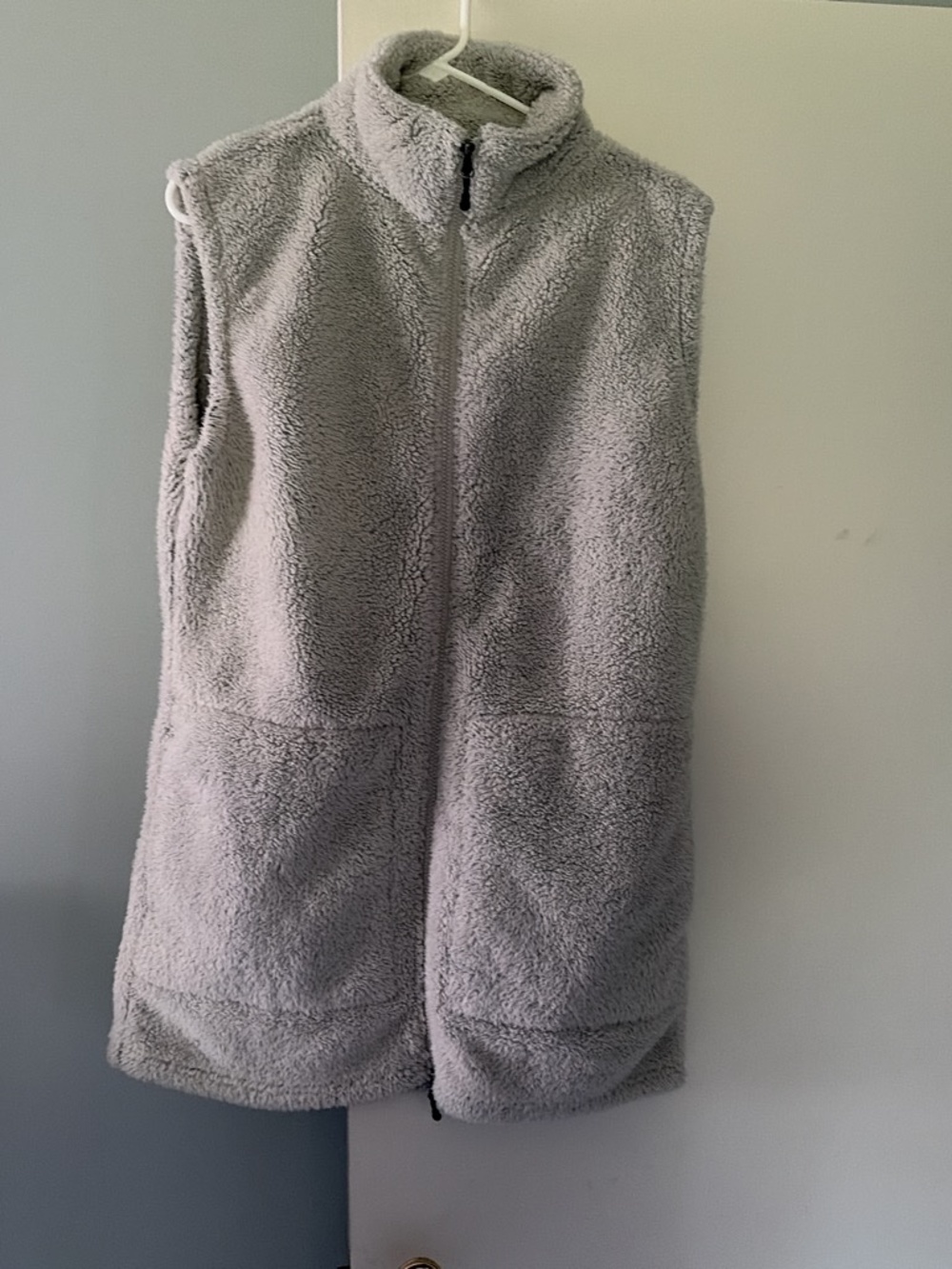 Long fleece vest